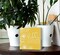 Summer Decor, Summer Decorations For Home, Yellow Wooden Box Sign For Bathroom Shelf Decoration, Yellow Desk Accessories, 5x5 inch